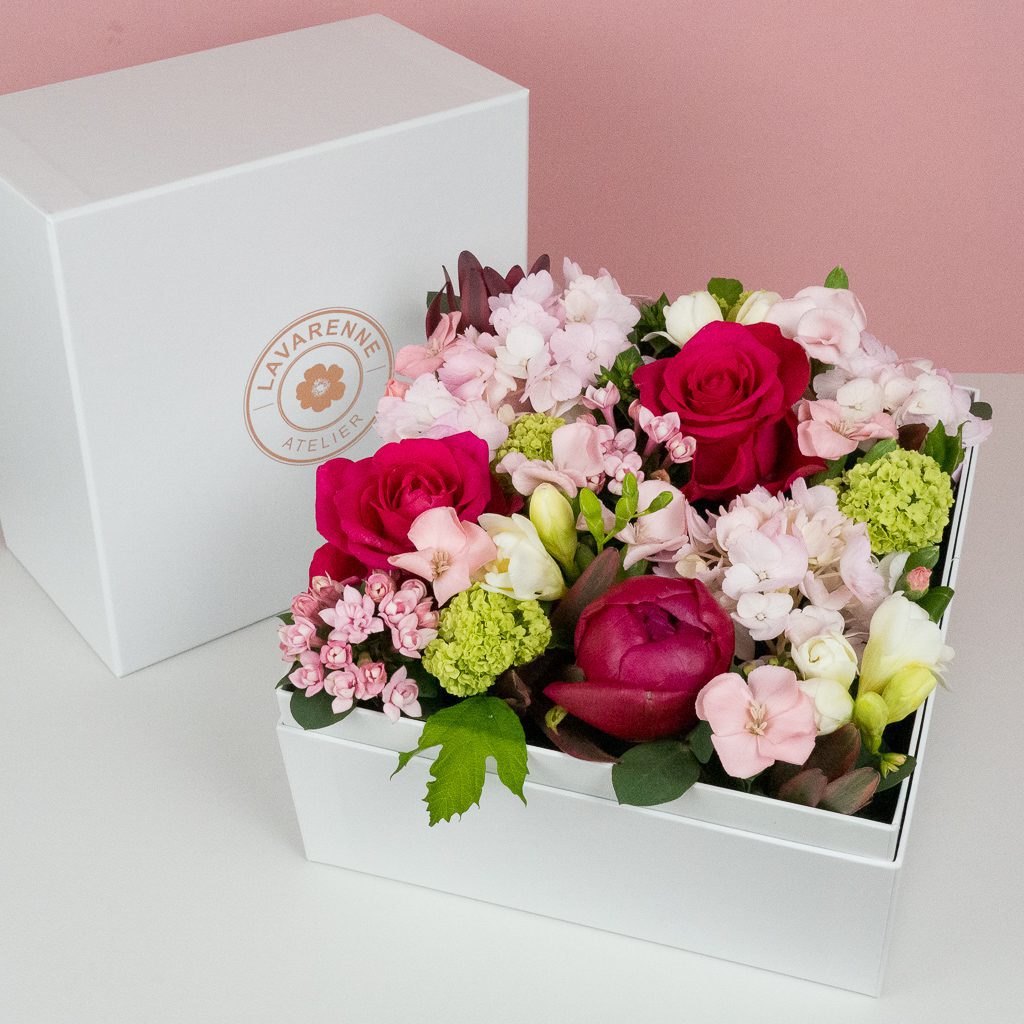 coffret-fleurs atelier lavarenne lyon
