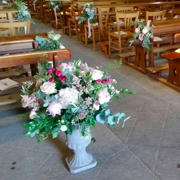 Décorations florales d'église