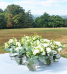 Mini bouquet blanc mariage