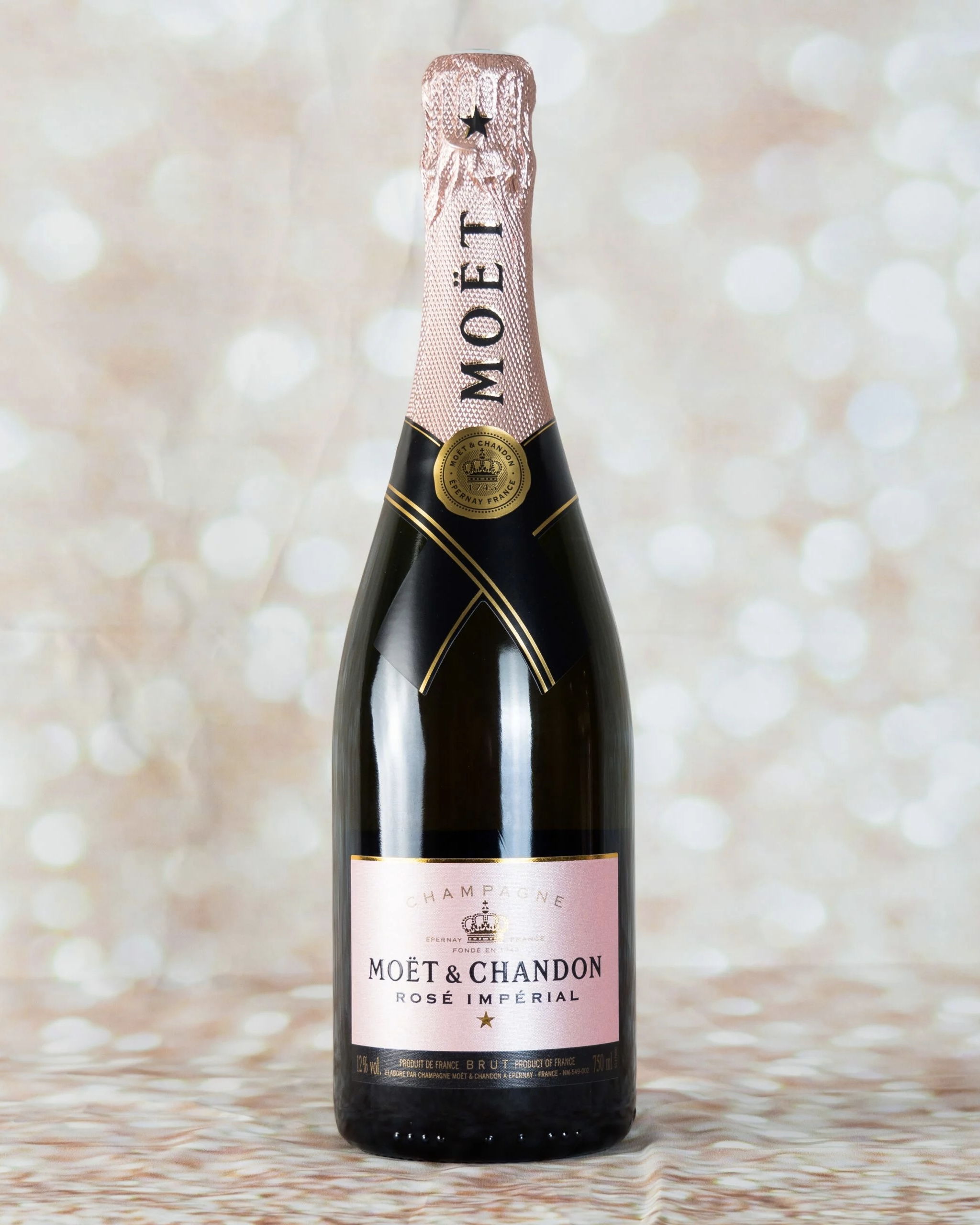 Bouteille de champagne Moet & Chandon Rosé Impérial
