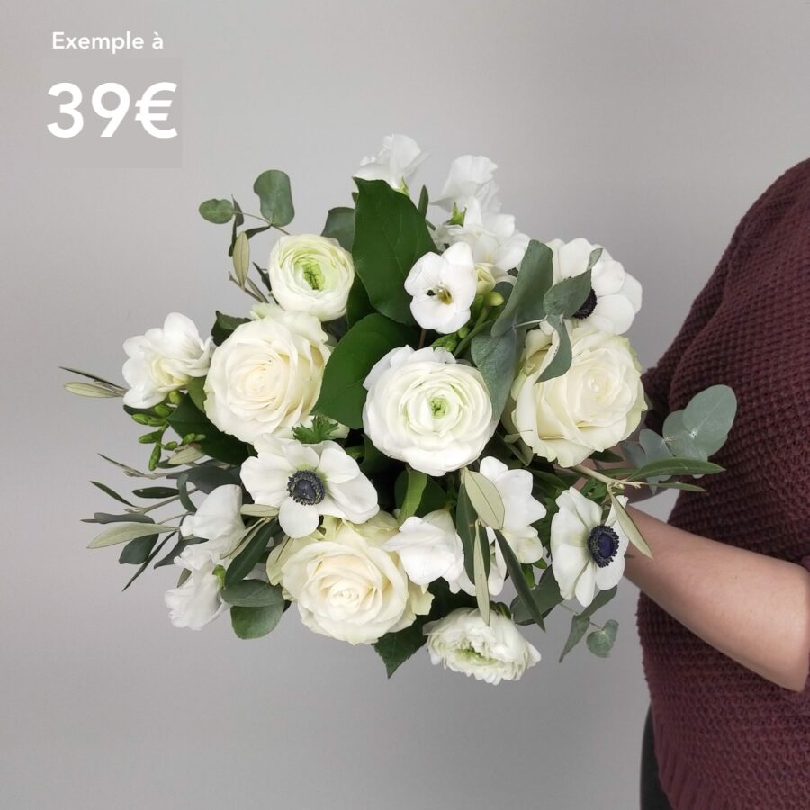 bouquet de fleurs blanches