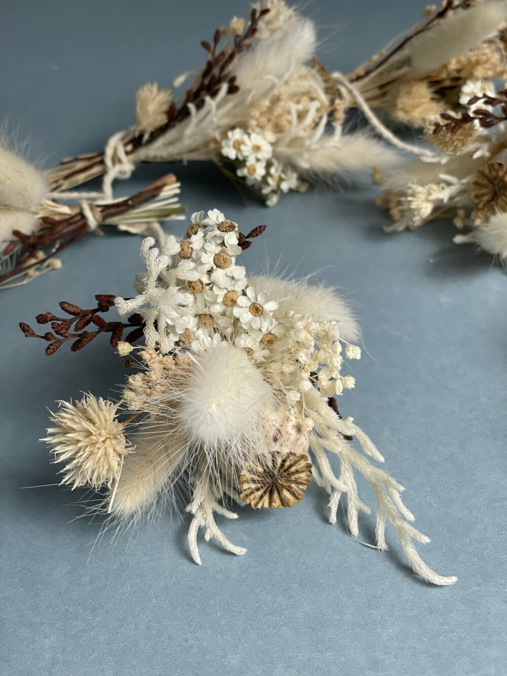 Guirlande de fleurs séchées naturelles zoom