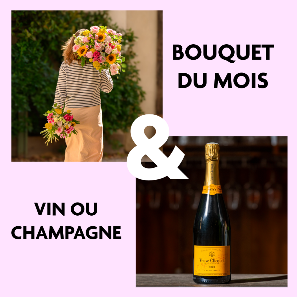 Bouquet de juin et vin
