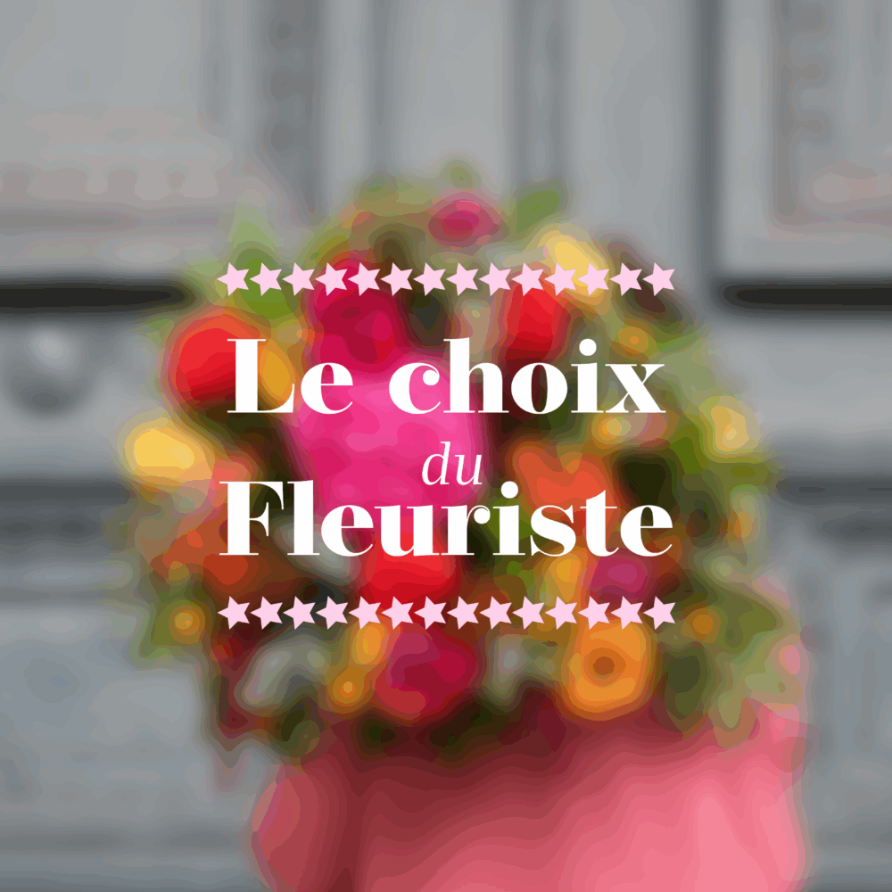Le choix du fleuriste : bouquet aux tons vifs