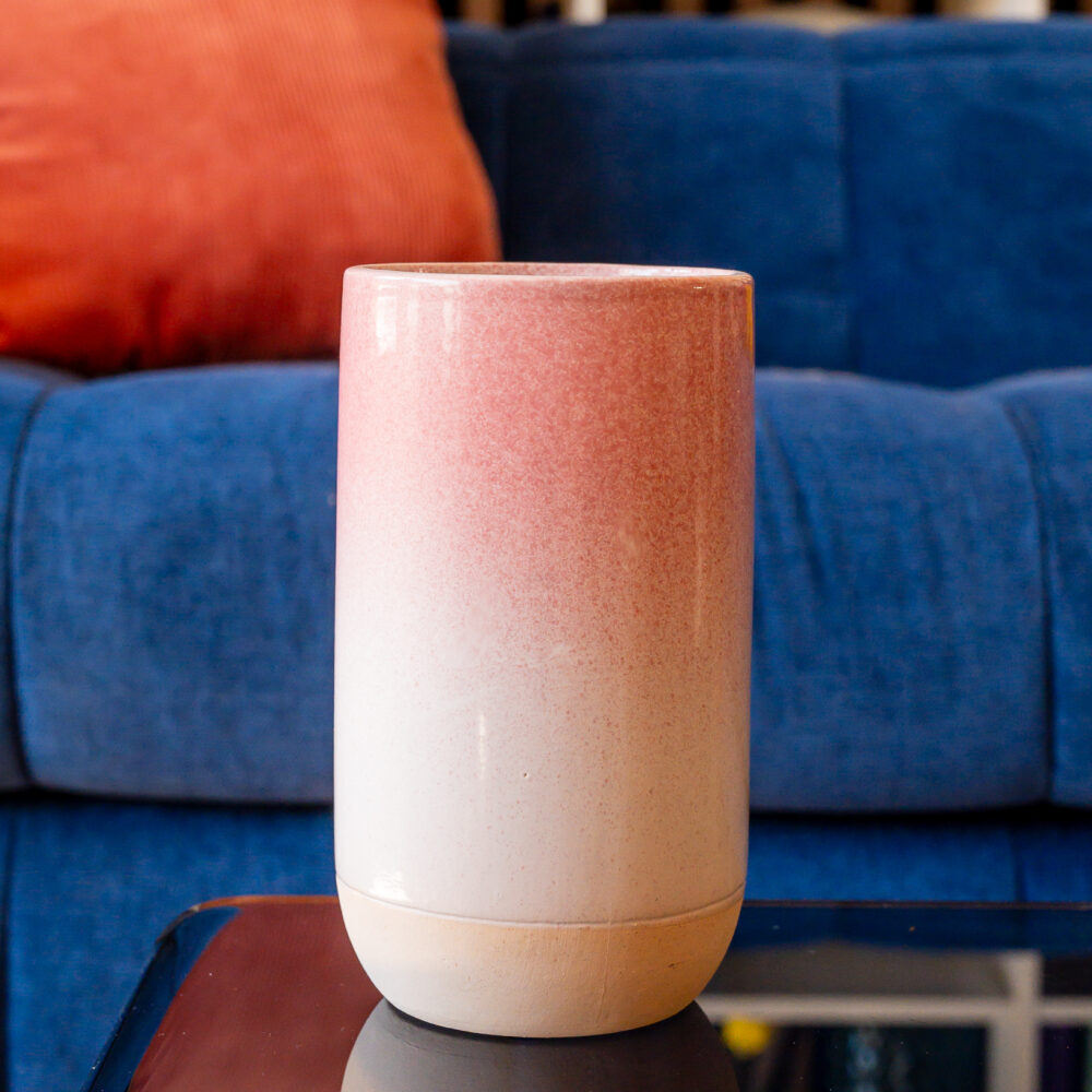 Vase rose 19 cm
